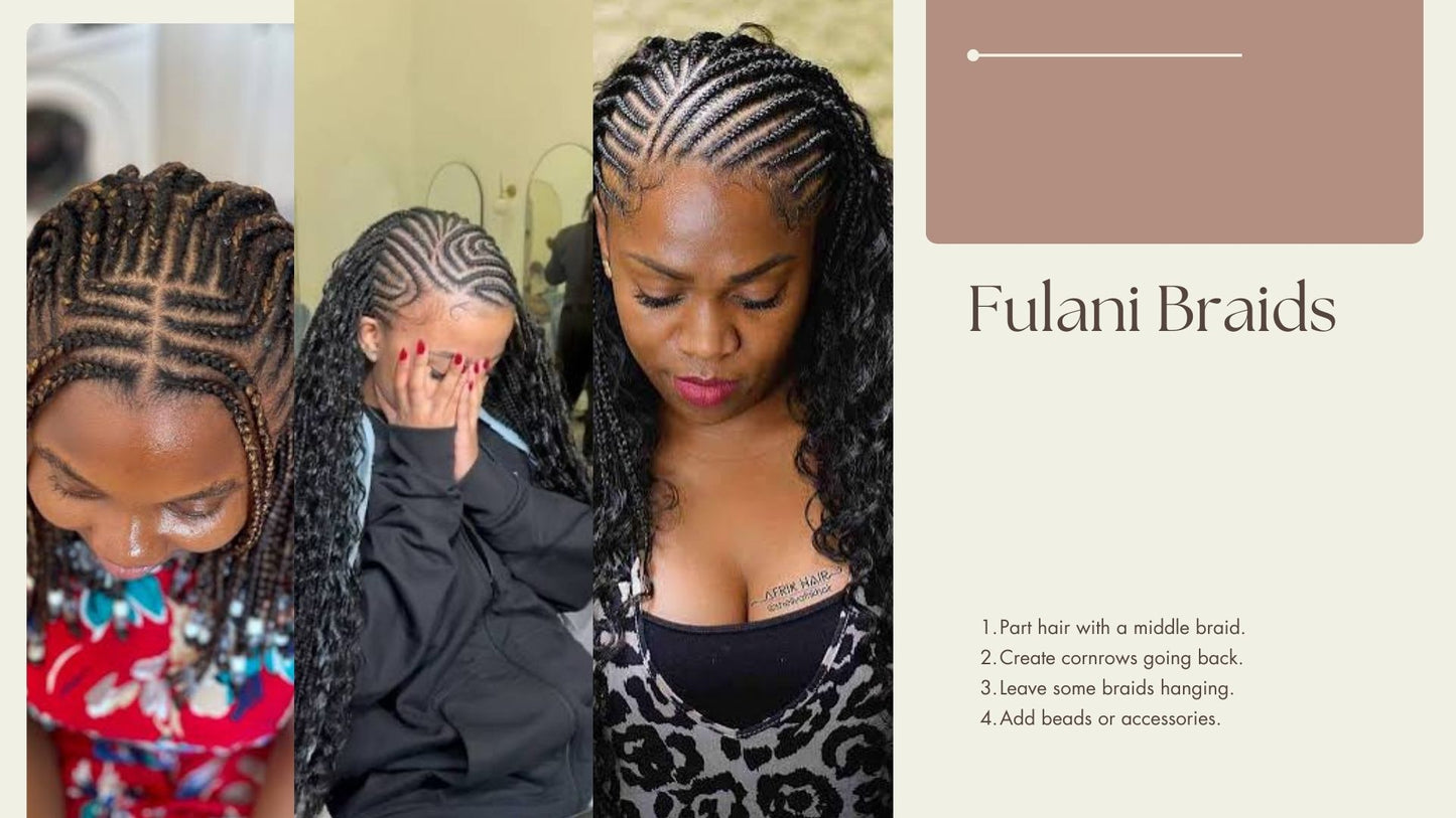 E-book: Step by step by learning Black hair braids.