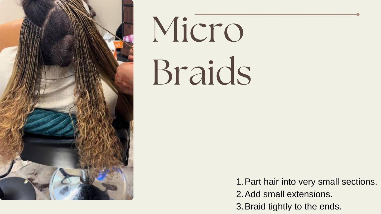 E-book: Step by step by learning Black hair braids.
